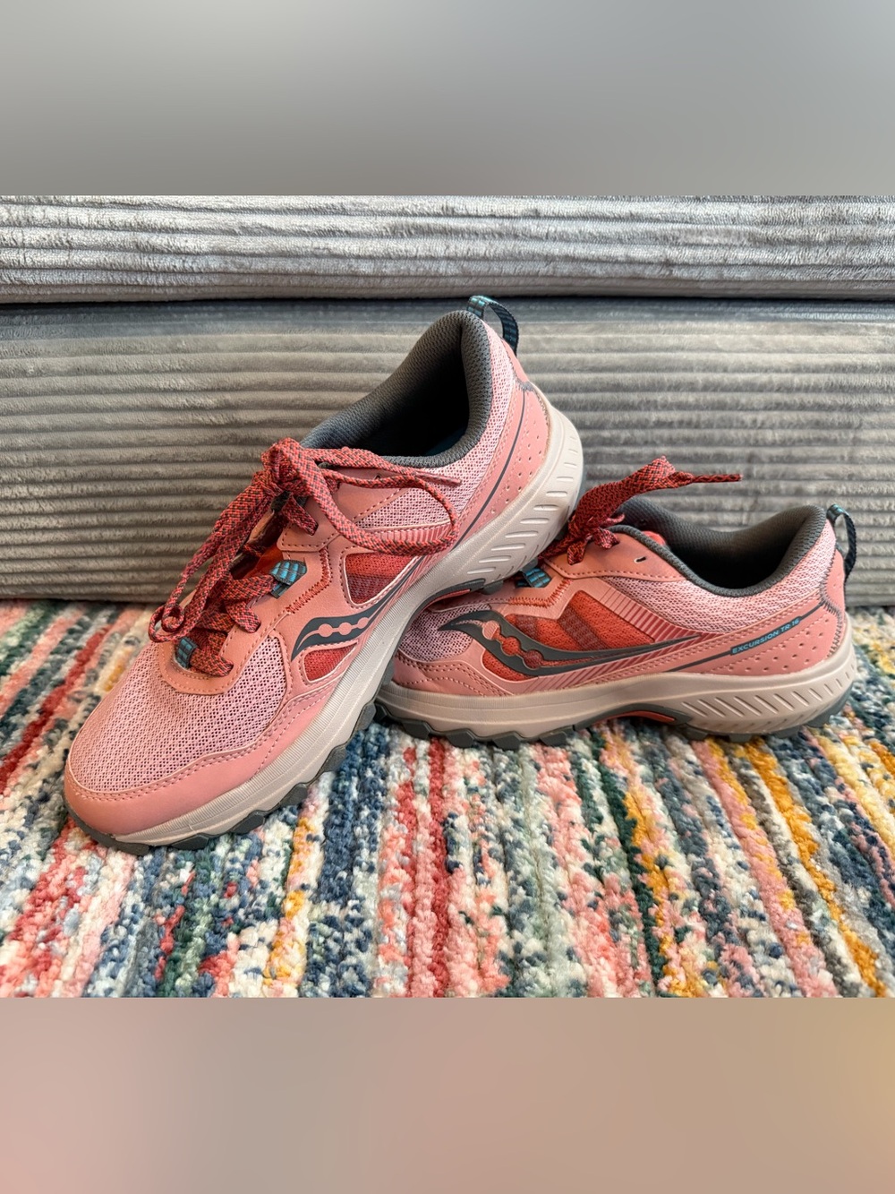 Saucony Women's Coral Pink Trail Running Shoes